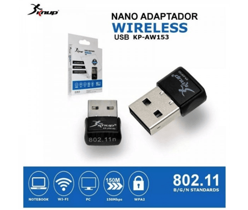 Placa de Rede Usb Nano Adaptador Wireless Kp-Aw153