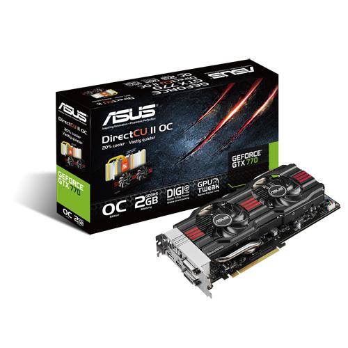 Tudo sobre 'Placa de Vídeo 2.0gb Geforce Gtx770 Asus Dc2oc-2gd5'