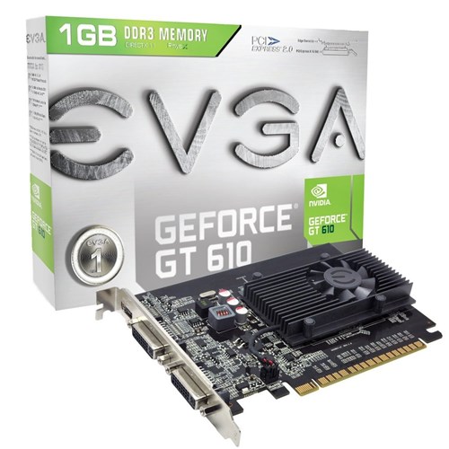 Placa de Video 1Gb Evga Geforce Gt610