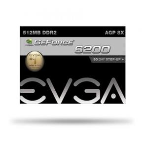 Placa de Video EVGA GeForce 6200 512MB DDR2 AGP 64 Bits 512-A8-N403-LR