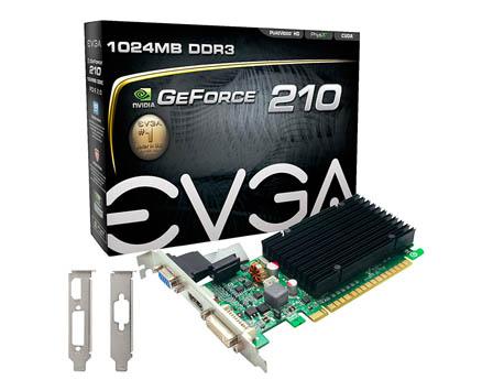 Placa de Video Evga Geforce GT 210 1GB DDR3 64BITS - 01G-P3-1312-LR - ESP