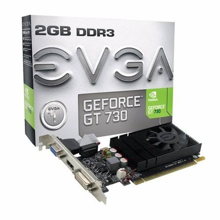 Placa de Video EVGA Geforce GT 730 2GB DDR3 64BITS 02G-P3-1733-KR - ESP