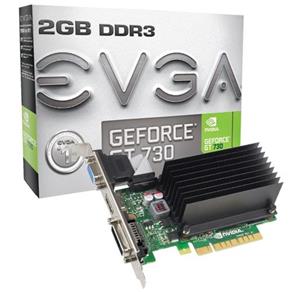 Placa de Video Evga Geforce Gt730 2G Ddr3 64 Bits 02G-P3-1733-Kr