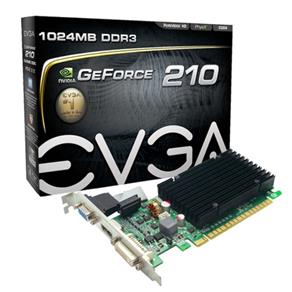 Placa de Vídeo EVGA Nvidia Geforce GF 210 1GB