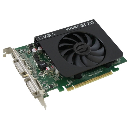 Placa de Vídeo Evga Nvidia Geforce Gt 730 1gb Ddr3 Pci-Express 2.0 01g-P3-2731-Kr