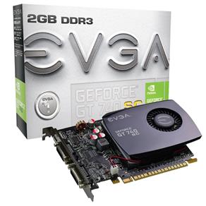 Placa de Vídeo Evga Nvidia Geforce Gt 740 Sc 2Gb Ddr3 Pci-Express 3.0 02G-P4-2742-Kr