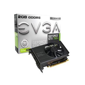 Placa de Vídeo GeForce EVGA GTX750TI, 2GB, DDR5, 128bit, PCI Express 3.0 - 02G-P4-3751-KR