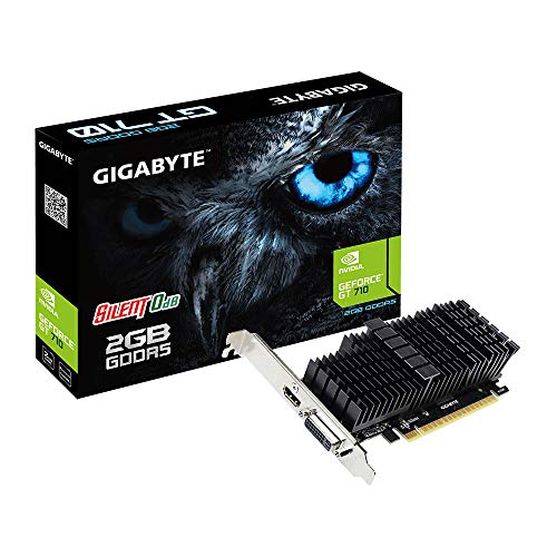 Placa de Vídeo GeForce GT 710, 2GB, Gigabyte, GV-N710D5SL-2GL