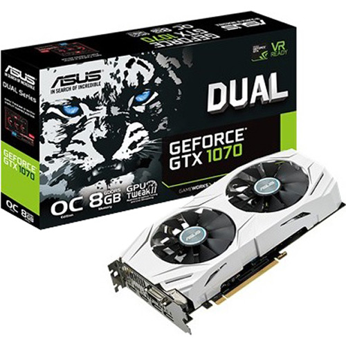 Placa de Vídeo GeForce GTX 1070 8gb - Asus
