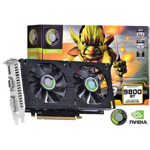 Placa de Video Geforce Nvidia 9800 Gt 1gb Ddr3 256 Bits Dual-fan - R-vga150913g-2
