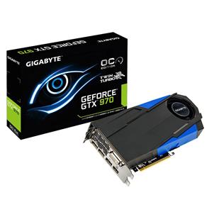 Placa de Video Gigabyte Geforce GTX 970 4gb Ddr5 256 Bits Hdmi/dvi/dp-pcie 3.0 - Gv-n970ttoc-4gd - Turbo