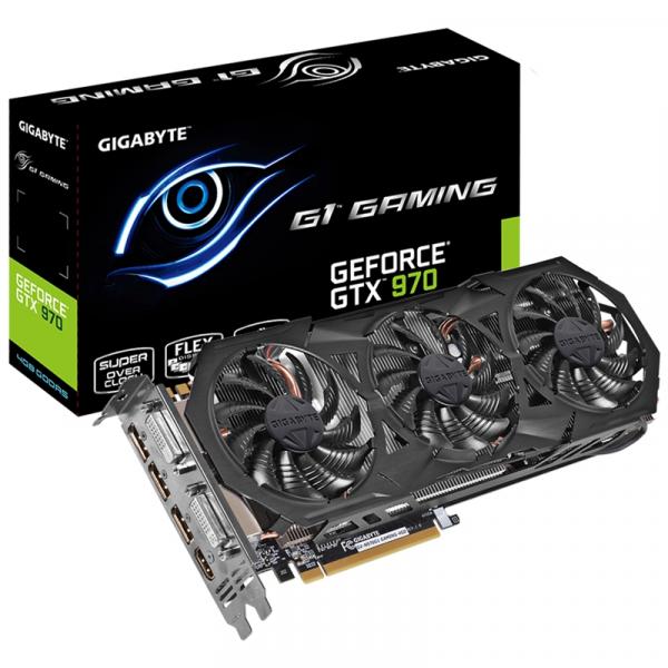 Placa de Vídeo Gigabyte Nvidia GeForce GTX 970 G1 Gaming 4GB PCI-Express 3.0 GV-N970G1 GAMING-4GD - Gigabyte