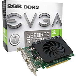 Placa de Vídeo GT 730 2GB 128Bits DDR3 PCI-E EVGA