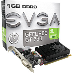 Placa de Vídeo GT730 1GB DDR3 128 Bits PCI-E EVGA