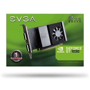 Placa de Vídeo - NVIDIA GeForce GT 1030 (2GB / PCI-E) - Low Profile - 02G-P4-6332-KR