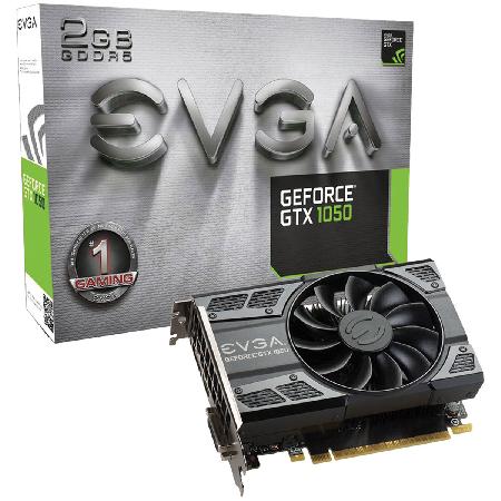 Placa de Video Nvidia Geforce GTX 1050 Gaming 2GB GDDR5 128 BITS ACX 2.0 (single FAN) 02G-P4-6150-KR - EVGA