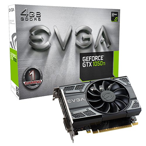 Placa de Video Nvidia Geforce GTX 1050 TI Gaming 4GB GDDR5 128 BITS ACX 2.0 (single FAN) 04G-P4-6251-KR - EVGA