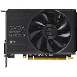 Placa de Vídeo Nvidia GeForce GTX750 Superclocked 1GB GDDR5 PCI-Express 3.0 01G-P4-2753-KR - EVGA