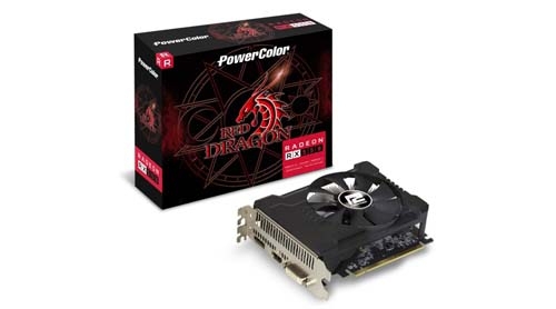 Placa de Vídeo Power Color AMD Radeon RX 550 2GB Red Dragon