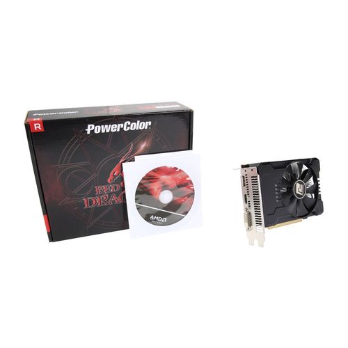 Placa de Vídeo Power Color AMD Radeon RX 550 2GB Red Dragon