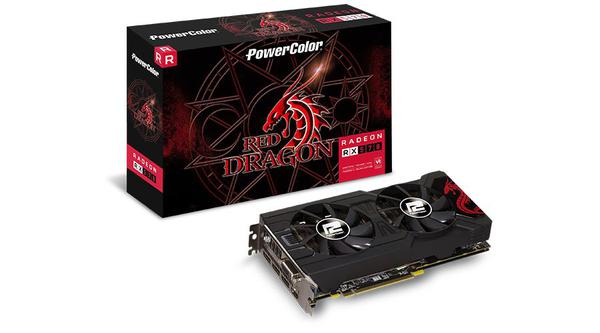 Placa de Video Power Color AMD Radeon RX 570 4GB Red Dragon