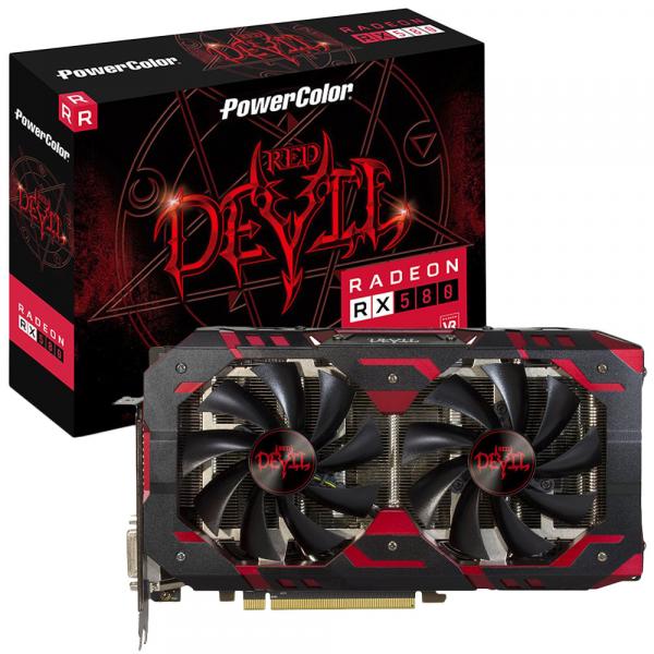 Placa de Vídeo PowerColor AMD Radeon RX 580 Red Devil 8GB GDDR5 PCI-E 3.0 AXRX 580 8GBD5-3DH/OC
