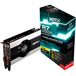 Placa de Vídeo R7 250x 2GB DDR3 Core Radeon 1000m XFX R7250XCGF4