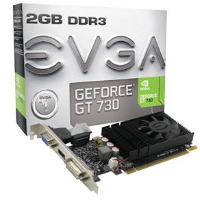 Placa de Vídeo Vga Evga Geforce Gt730 2Gb Ddr3 128 Bit Pci-E 2.0 02G-P3-2732-Kr