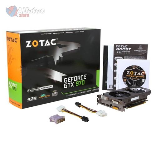 Placa de Video Zotac Geforce Gtx 970 4gb Ddr5 256bits
