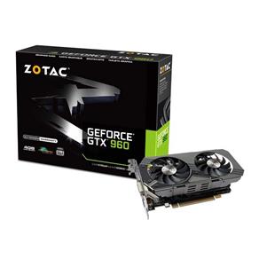 Placa de Vídeo Zotac Geforce GTX960, 4GB, DDR5, 128 Bits