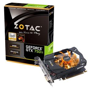Placa de Vídeo Zotac Nvidia GeForce GTX 750Ti G-Syn 2GB DDR5 PCI-Express 3.0 ZT-70605-10M