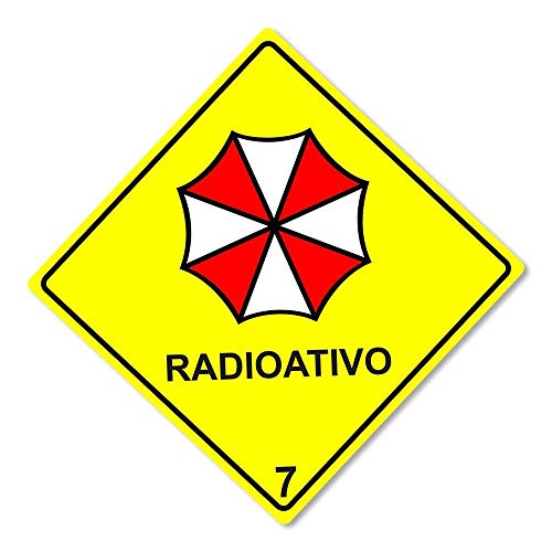 Placa Decorativa 30x30 Cm - Biohazard