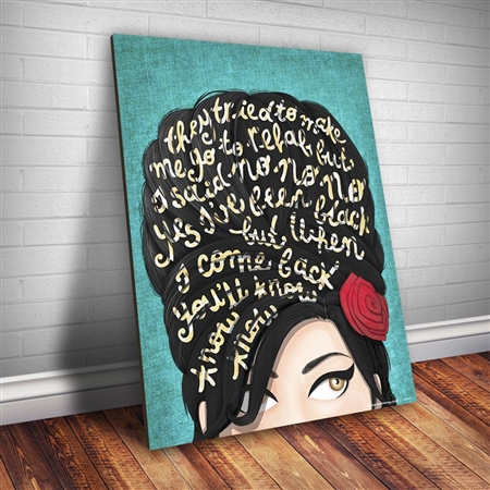 Placa Decorativa Amy Winehouse 1 Música