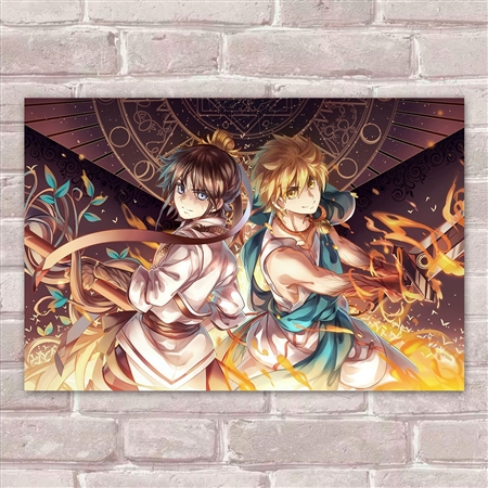 Placa Decorativa Animes Magi 18