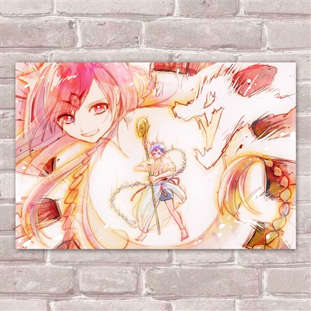 Placa Decorativa Animes Magi 23