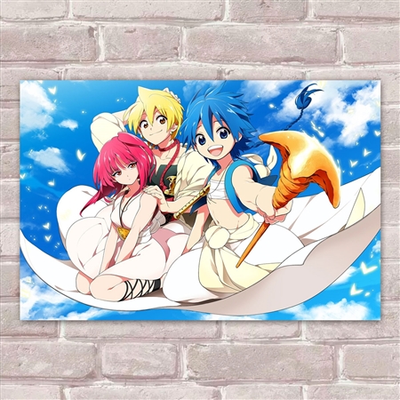 Placa Decorativa Animes Magi 12