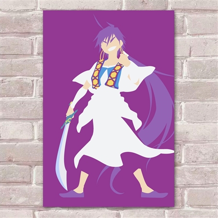 Placa Decorativa Animes Magi 1