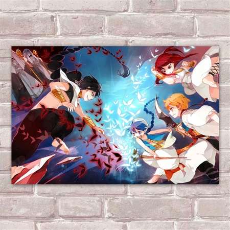 Placa Decorativa Animes Magi 22
