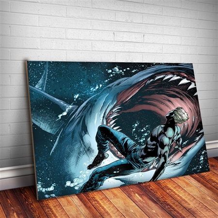 Placa Decorativa Aquaman 1 Super Herói