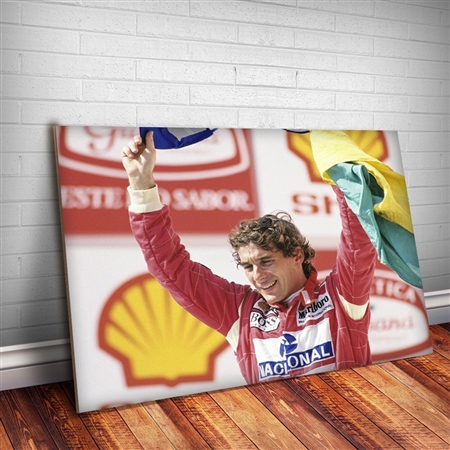 Placa Decorativa Ayrton Senna 4 Esportes