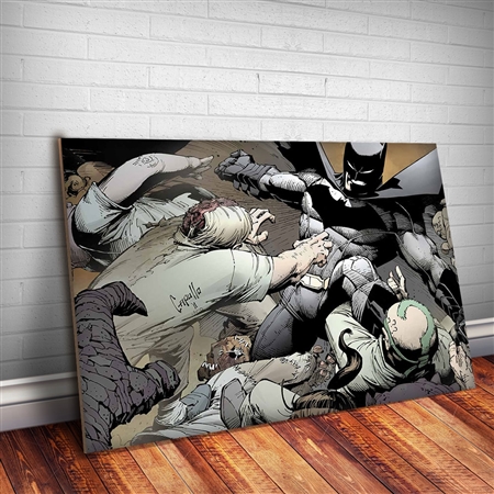 Placa Decorativa Batman 7 Super Heróis
