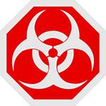 Placa Decorativa: Biohazard