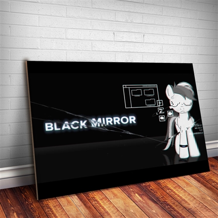 Placa Decorativa Black Mirror 3