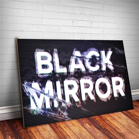 Placa Decorativa Black Mirror 7