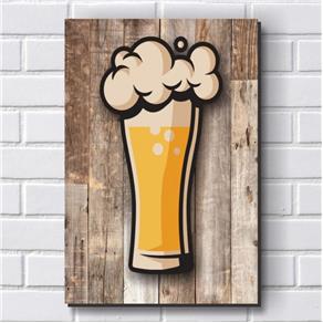 Placa Decorativa - Boteco - Cerveja P636