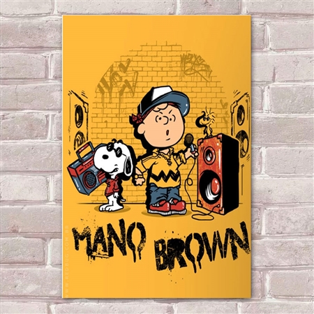 Placa Decorativa Charlie Brown