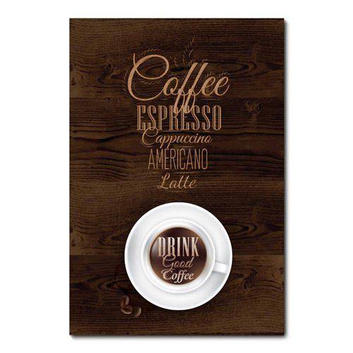 Tamanhos, Medidas e Dimensões do produto Placa Decorativa - Coffee - 0767plmk