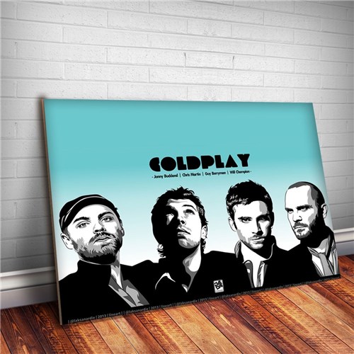 Placa Decorativa Coldplay 5