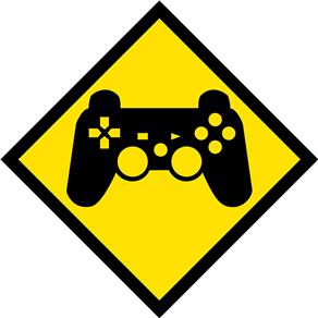 Placa Decorativa Controle Playstation - Legião Nerd