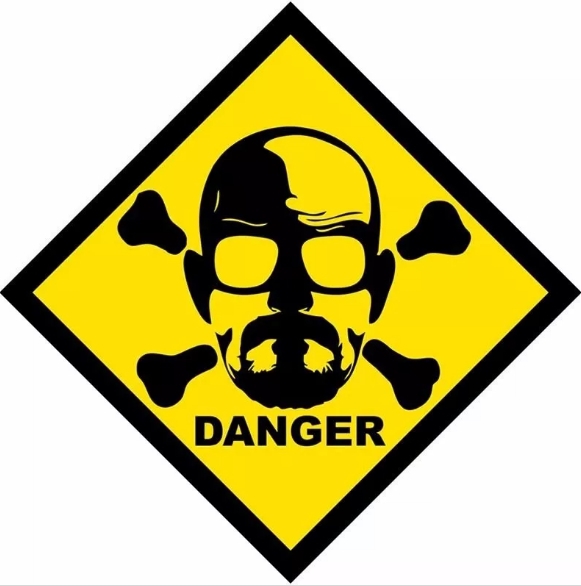 Placa Decorativa Danger Heisenberg - Legião Nerd